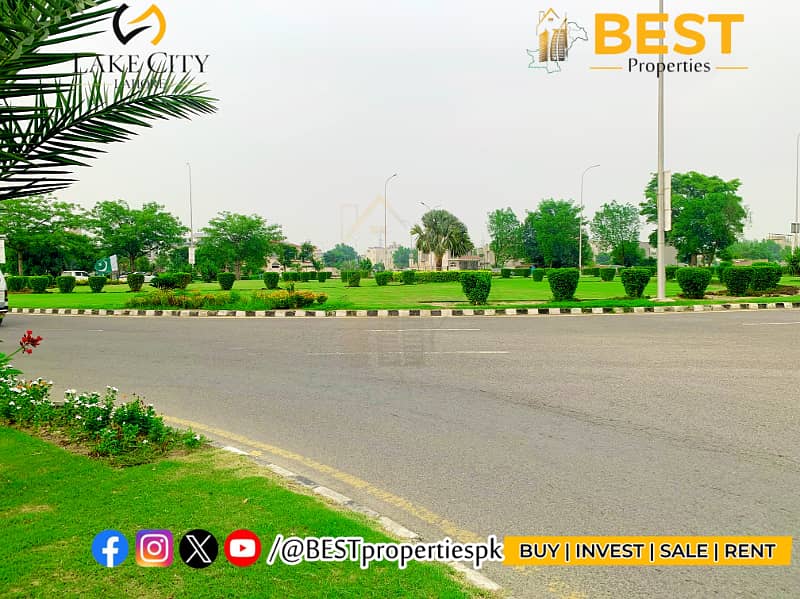 1 Kanal Cheapest Plot for SALE in Block M2 Lake City Lahore 9