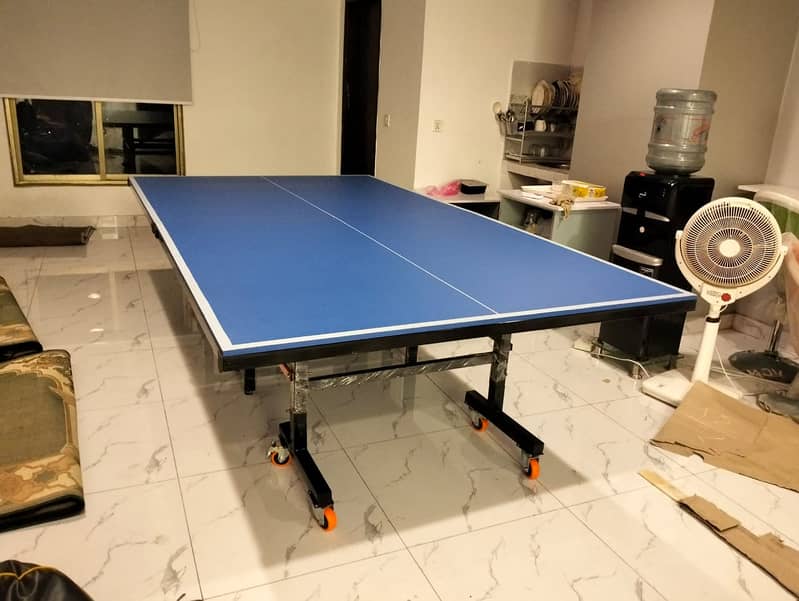 New Packed Table Tennis Table MDF Lasani 8 Wheels 5