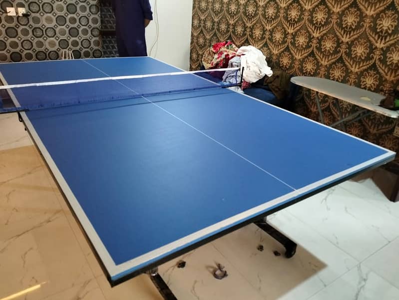 New Packed Table Tennis Table MDF Lasani 8 Wheels 7