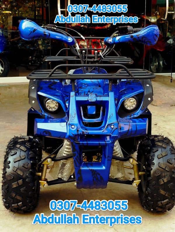 110cc Jeep model ATV quad bike 4 wheel with reverse gear for sale 3