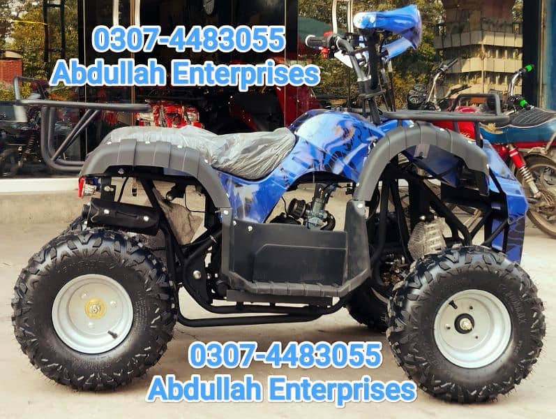 110cc Jeep model ATV quad bike 4 wheel with reverse gear for sale 7