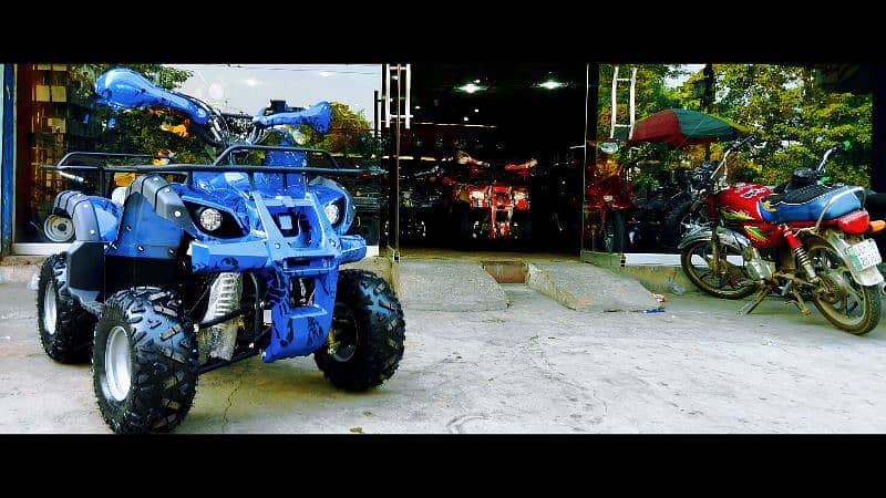 110cc Jeep model ATV quad bike 4 wheel with reverse gear for sale 8