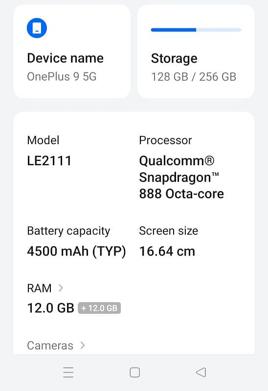 Oneplus 9 5g 12gb256gb dual sim 4