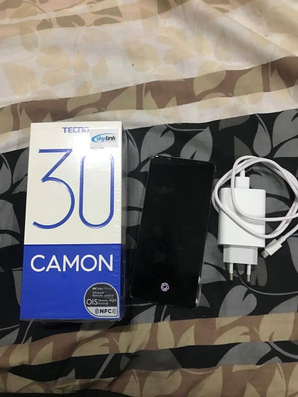 tecno camon 30 fully new scratchless and lush condition 1