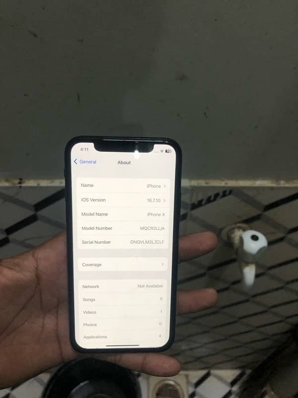 iPhone x 64gb PTA approved jv 4