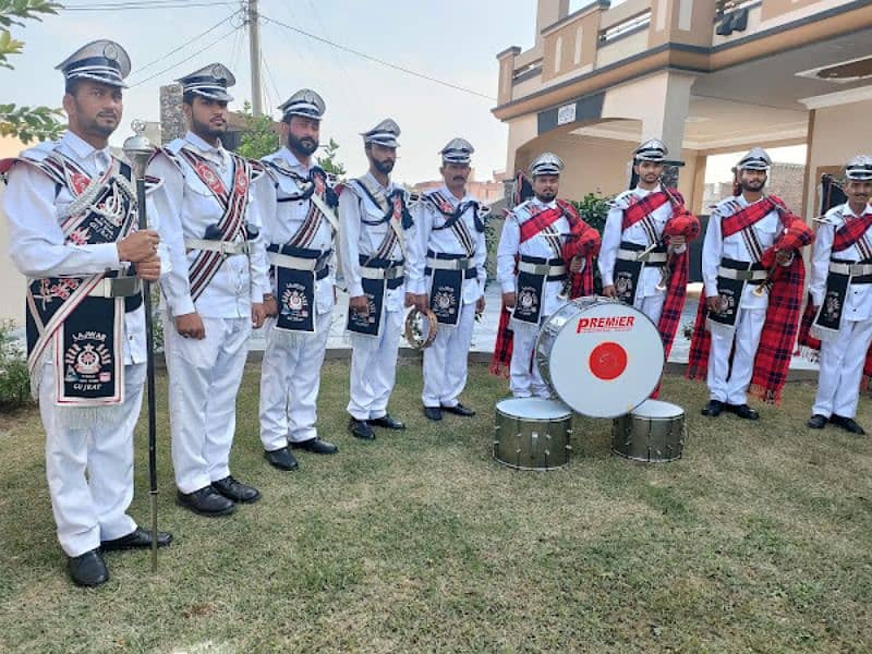 Fauji Band Party/Dhol for mendi & barat event/Pipe band/foji band baja 6