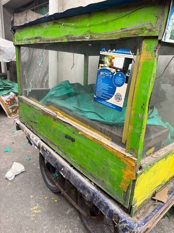 WOODEN FRIES/FOOD CART 4