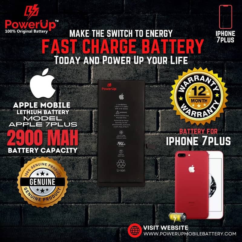 PowerUp Original Mobile Batteries with 1 Year Warranty 3