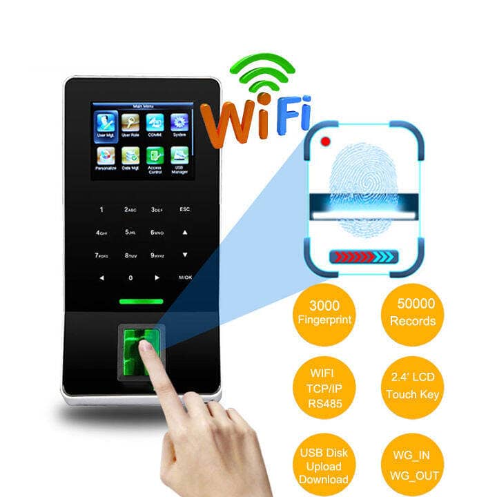 Wifi Face Biometric Time Attendance Machine Zkteco F22 Mb460 k50 k70 1