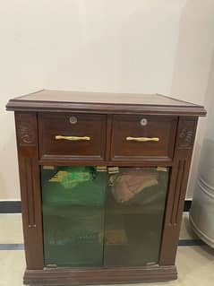 TV trolley with cabinets