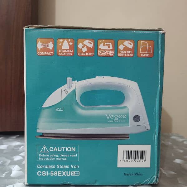 Cordless Steam Iron (imported) 1