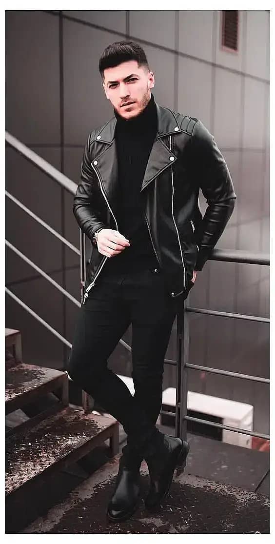 Leather Men Jacket|Winter Jackets For Men|Winter Collection 1