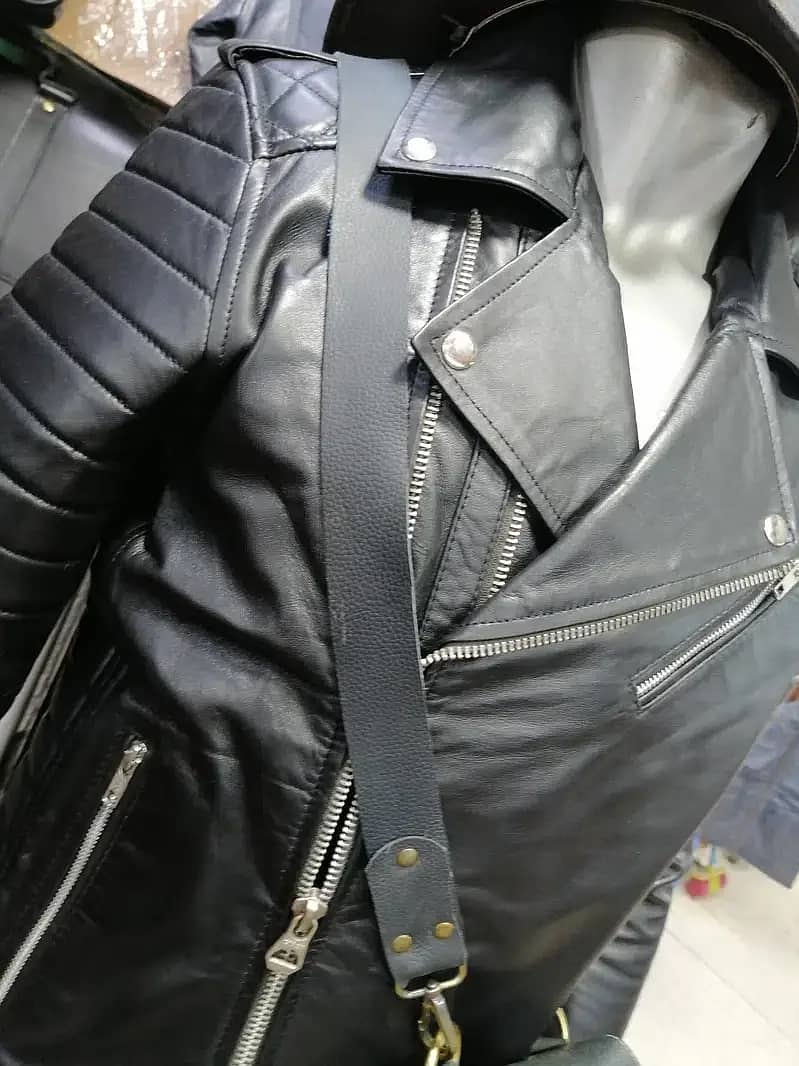 Pure Leather Jackets|Leather Caps|Leather Wallet|Leather Belt 4