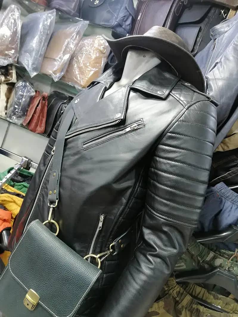 Pure Leather Jackets|Leather Caps|Leather Wallet|Leather Belt 5