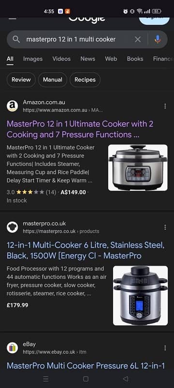 MasterPro 12 in 1 Ultimate Cooker 0