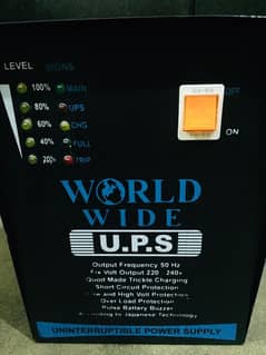 World Wide UPS selling on an extreme reasonable rate. Works smooth.