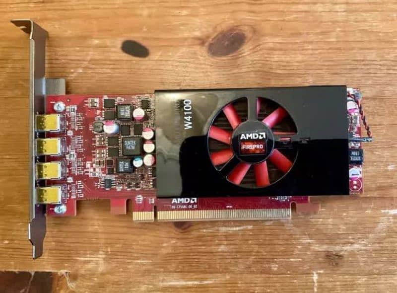 Amd Firepro W4100 GPU With Connector For Sale 0