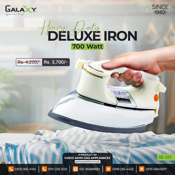 Galaxy iron in just 3700 0