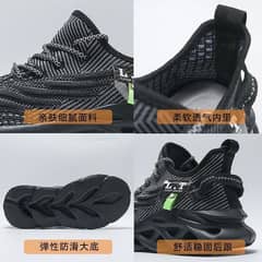 Men,s Breathable spring Shoes- (black)ships from overseas