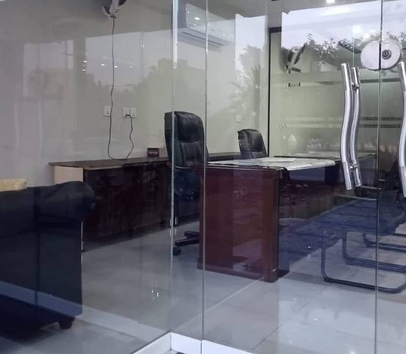 5 marla ground floor availble for rent on main boleved 9