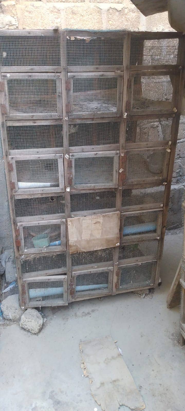 used wooden cages 1