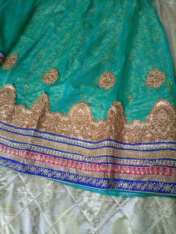 beautiful lehnga choli with fancy dupatta for sale 2