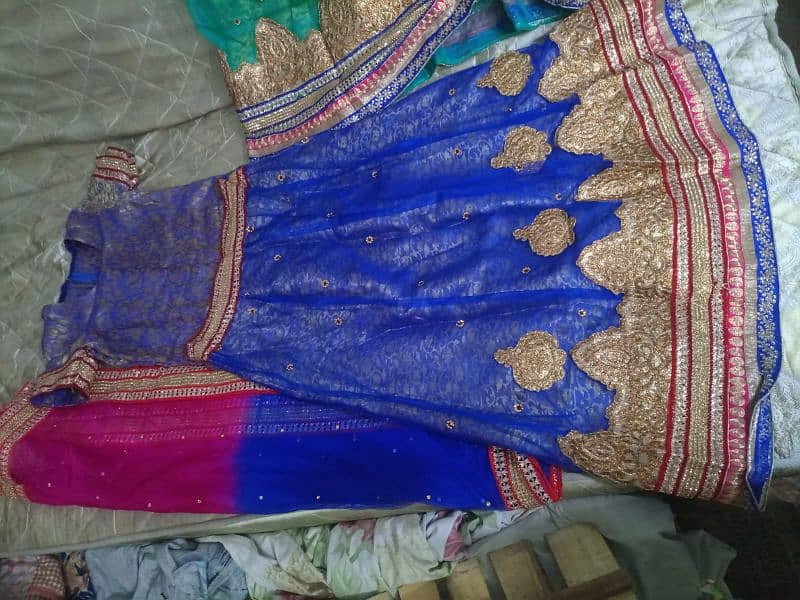 beautiful lehnga choli with fancy dupatta for sale 5