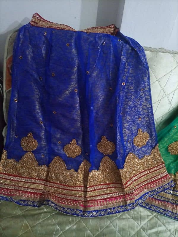 beautiful lehnga choli with fancy dupatta for sale 8