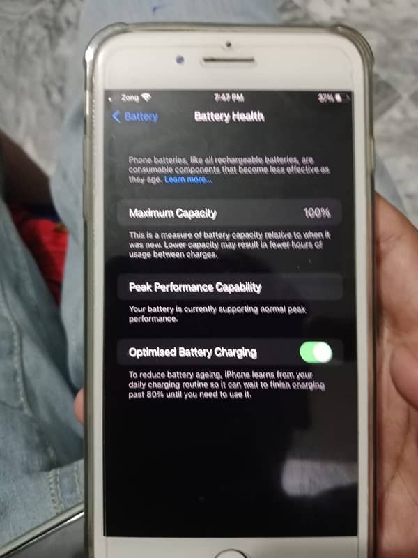 iPhone 7plus 128gb battery change hai baki mobile orignal hai 5