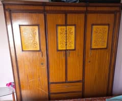 3 Door Wood Cupboard