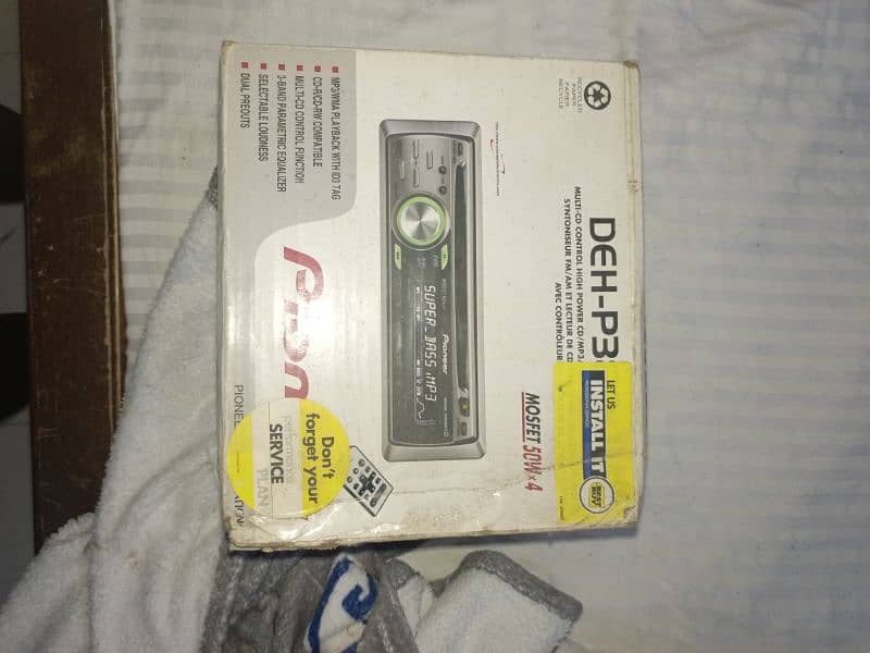 Pioneer DEH-P3800MP deck, Canadian, never opened,never used. brand new 1