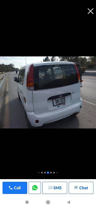 Hyundai Santro 2001. Islamabad registration 0