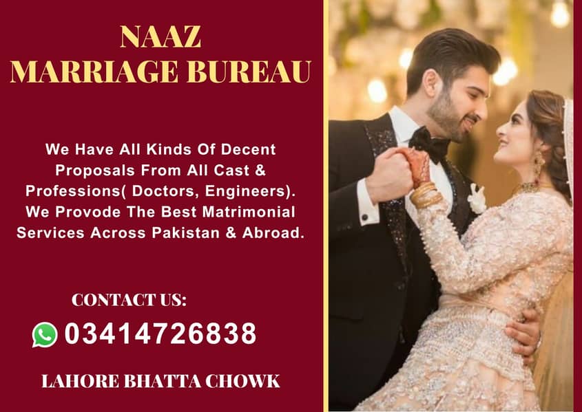 Marriage Bureau , Online Rishta Services , Abroad Proposals 0