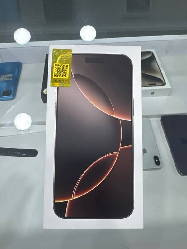 iPhone 16 pro maxx ptta approve one year warranty 0