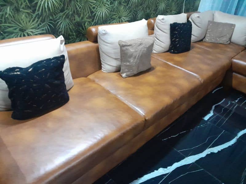 9 seater L shape sofa set 3