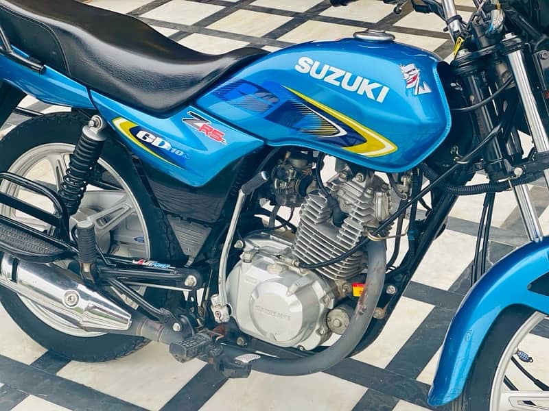 Suzuki GD 110 (2021) Blue Edition Lush Condition 2