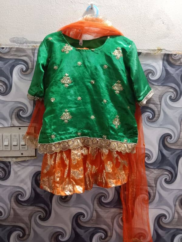 2 year baby girls drees only one time used 7