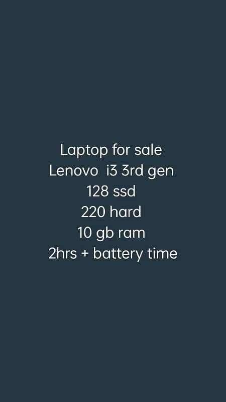 Lenovo i3 3rd generation 3