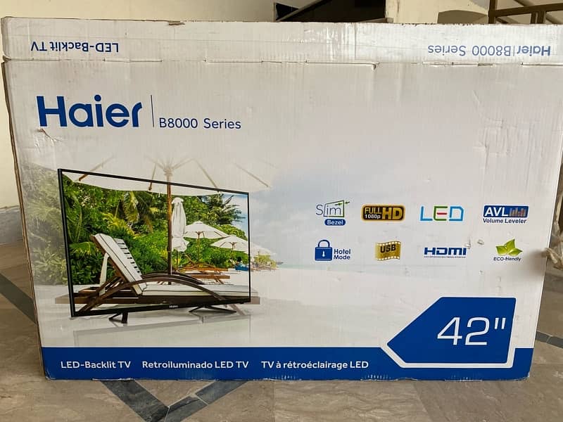 LED TV Haier 42” LE42B8000 1