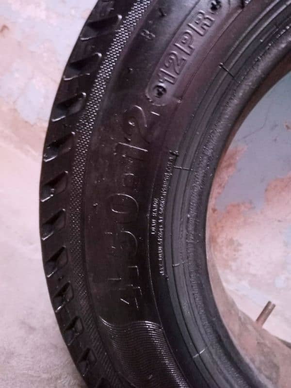 new tyre 12ply size "12" 4 tyre 3