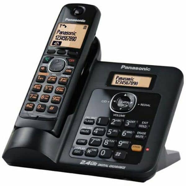 Panasonic cordless phone with intercom Best office's ues free delivery 1