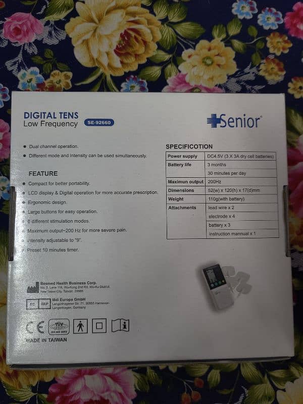 Senior Digital Tens Low Frequency SE-92660 1