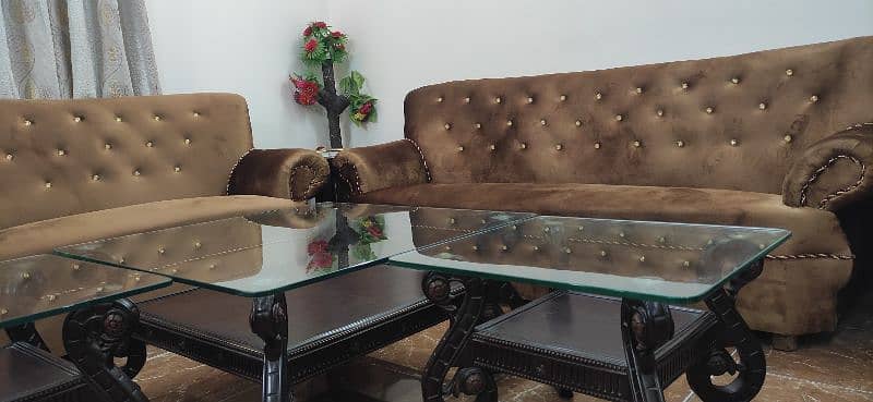 3-2-1 Sofa Set New Poshish Heavy Wood 2