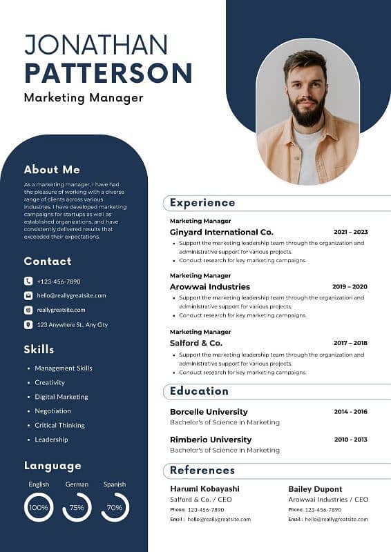 Create Professional Resume 2