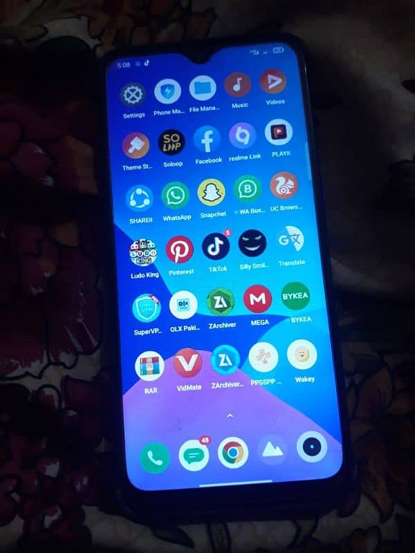 Realme 5 pro 4/128 gb official pta approved mobile with box 5