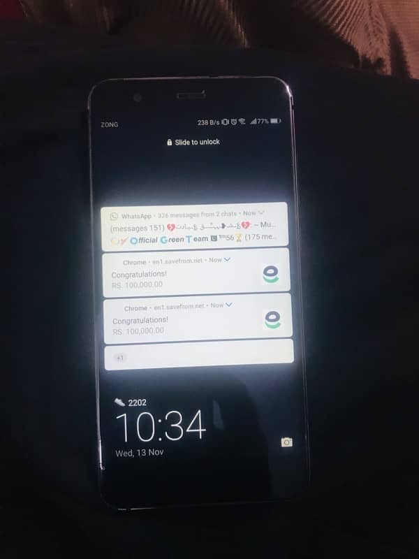 huawei p10 lite 10/9 condition not open repair 1