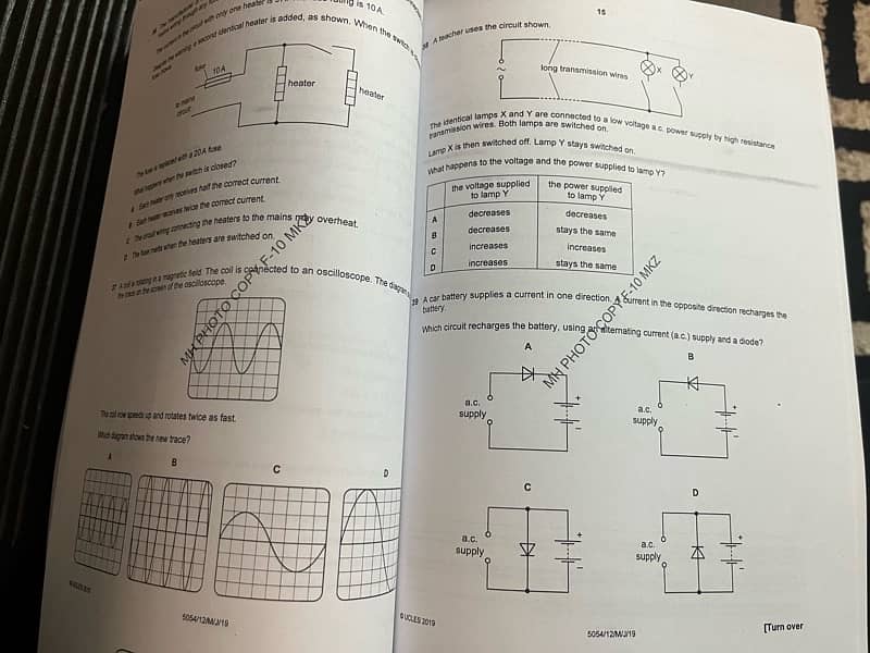 o level physics 5054 past papers 3