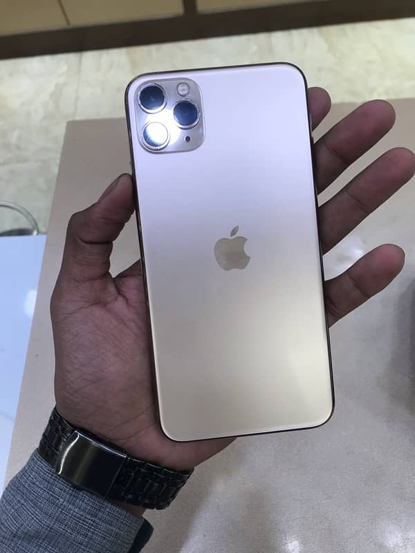 IPHONE 11 PRO MAX 64GB GOLD PTA APPROVED DUAL HK 5