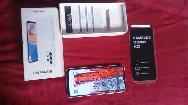 Samsung A23 6gb 128gb complete box 03325594818whtsp 2