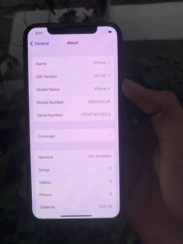 Iphone x 256gb Factory Unlock Watsapp 03044873819 8